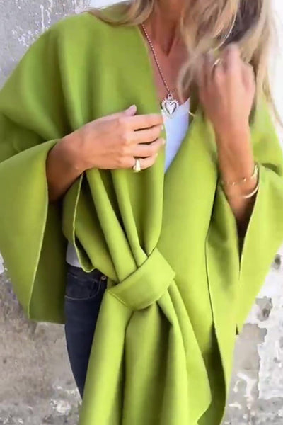 Leonie | Casual Cape Jacket with V-Neck