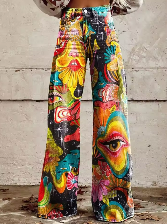 Paola | Vintage Wide Leg Pants