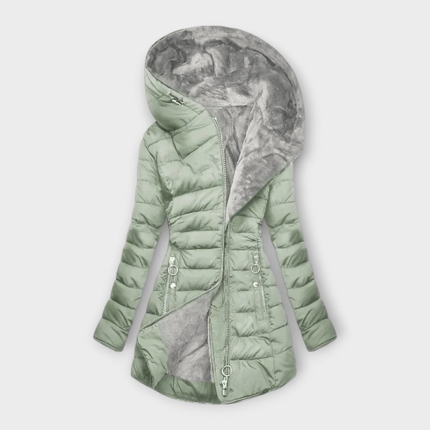 Beatrice - Warm Coat With Ecopeluche Lining