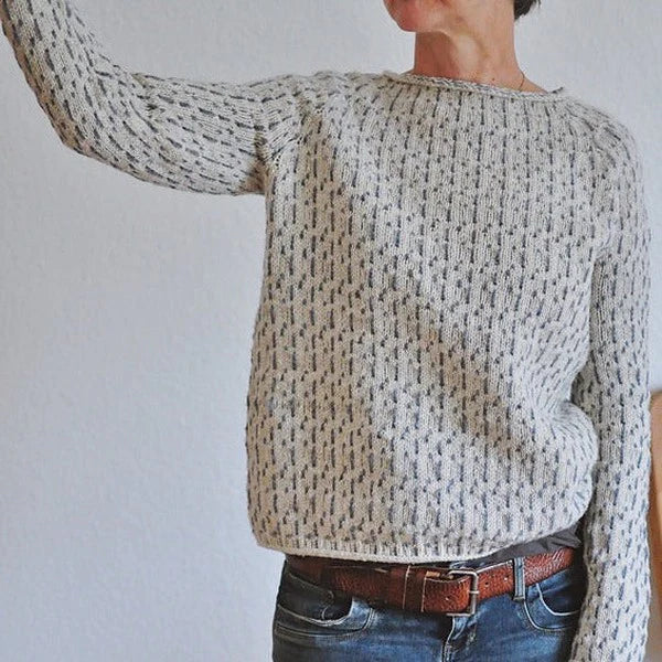 Jozette™ | Cozy Structured Sweater with Boat Neck