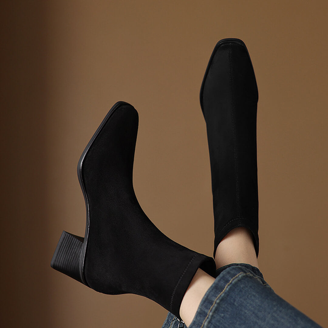 Maria - Genuine Suede Boots