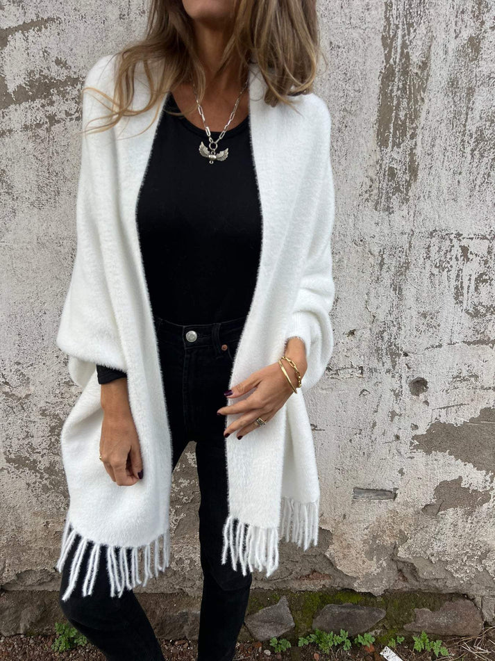Brooke | Women's Jacket with Long Sleeves & Fashionable Fringes