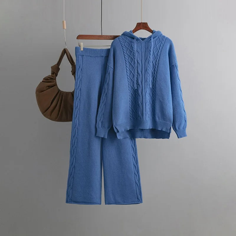 Firenze™ - Comfortable Oversized Knit Tracksuit Set