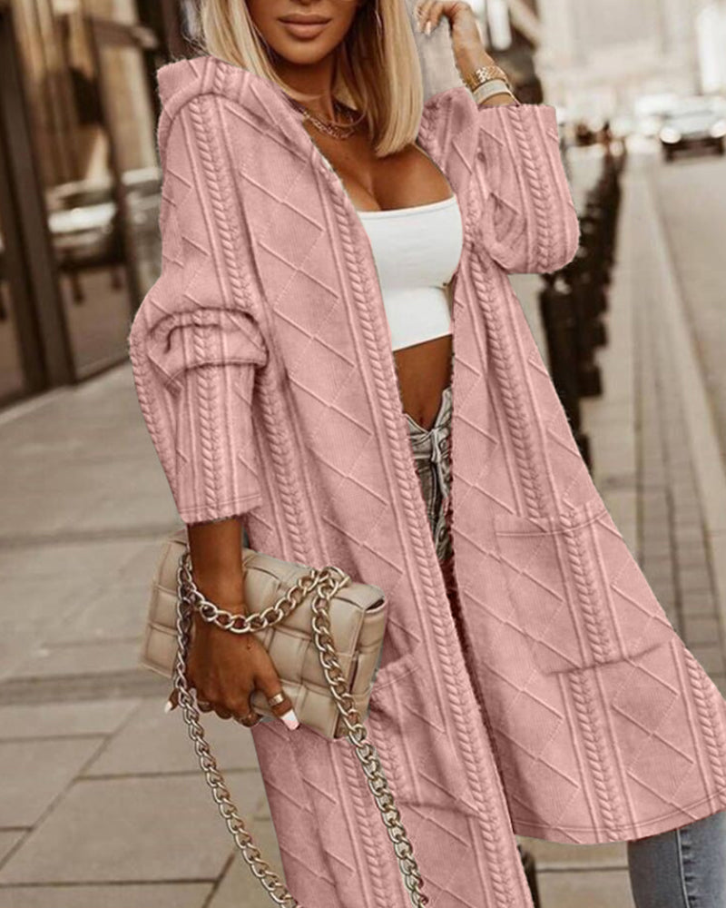 Monalisa - Long Cardigan with Hood