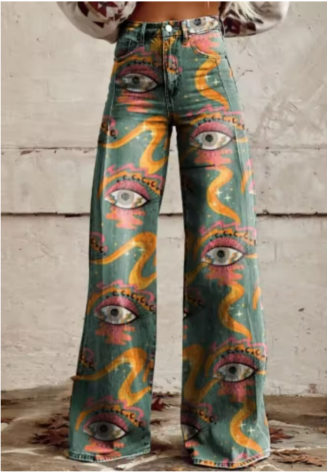 Elena | Vintage Wide Leg Pants