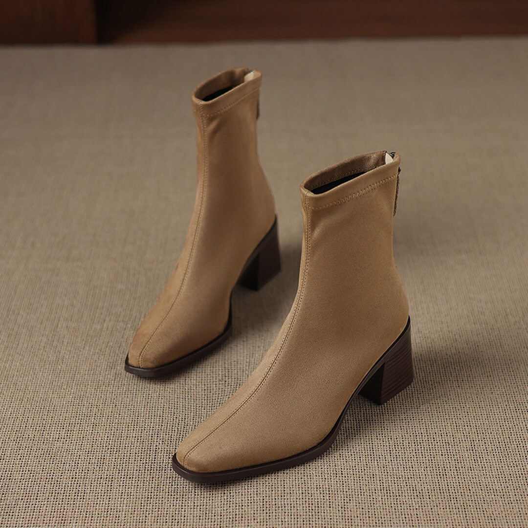 Maria - Genuine Suede Boots