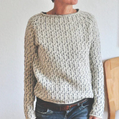 Jozette™ | Cozy Structured Sweater with Boat Neck