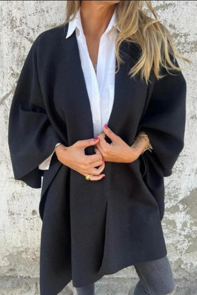 Leonie | Casual Cape Jacket with V-Neck