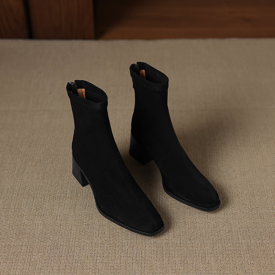 Maria - Genuine Suede Boots