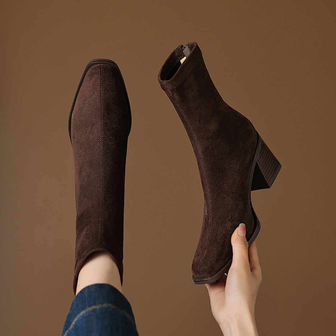 Maria - Genuine Suede Boots