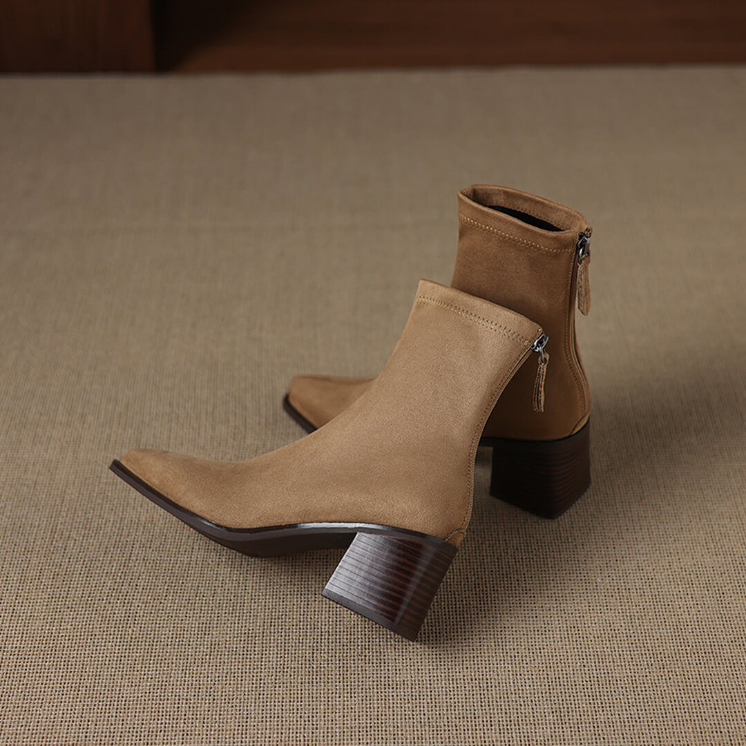 Maria - Genuine Suede Boots