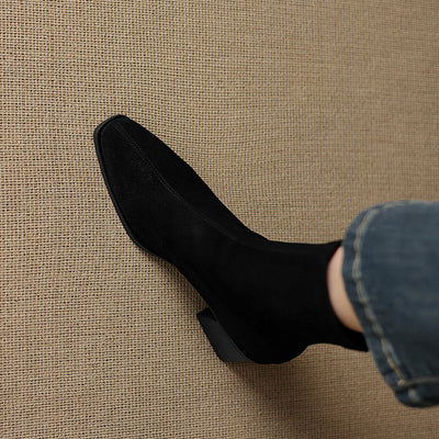 Maria - Genuine Suede Boots