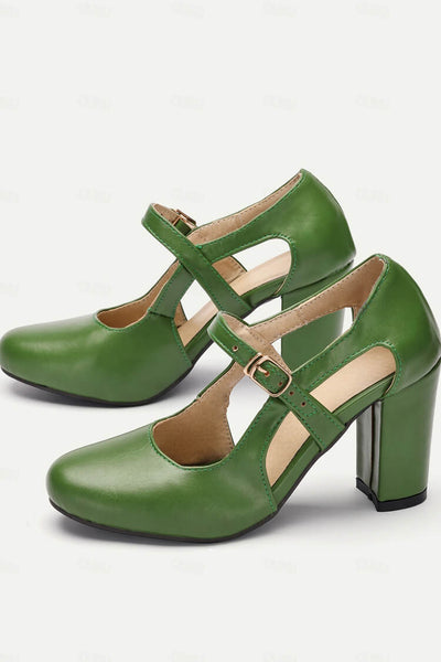 Ambra™ | T-Strap Heels with Comfortable Heel