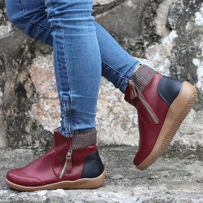 Ellen | Boots with Zipper | Orthopedic