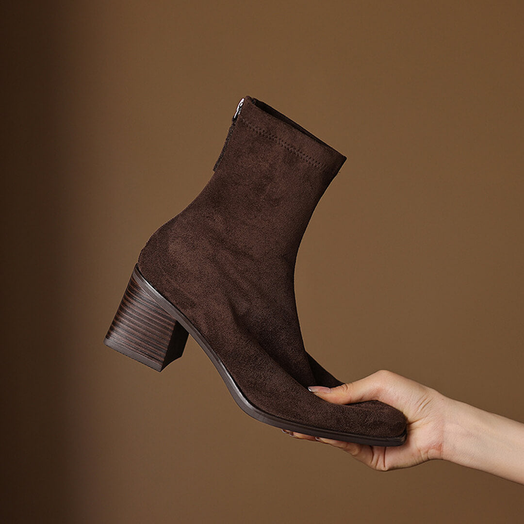 Maria - Genuine Suede Boots