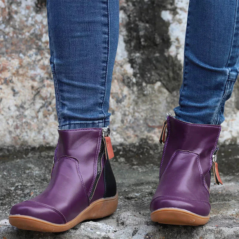 Ellen | Boots with Zipper | Orthopedic