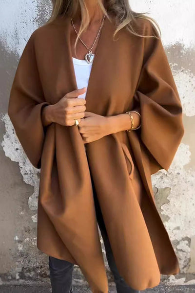 Leonie | Casual Cape Jacket with V-Neck