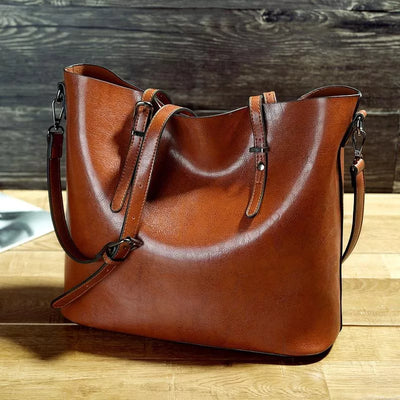 Nicole | Vintage Vegan Leather Shoulder Bag