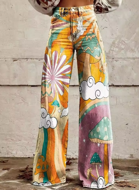 Emilia | Vintage Wide-Leg Pants