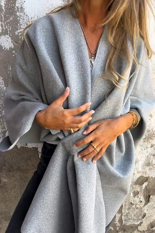 Leonie | Casual Cape Jacket with V-Neck