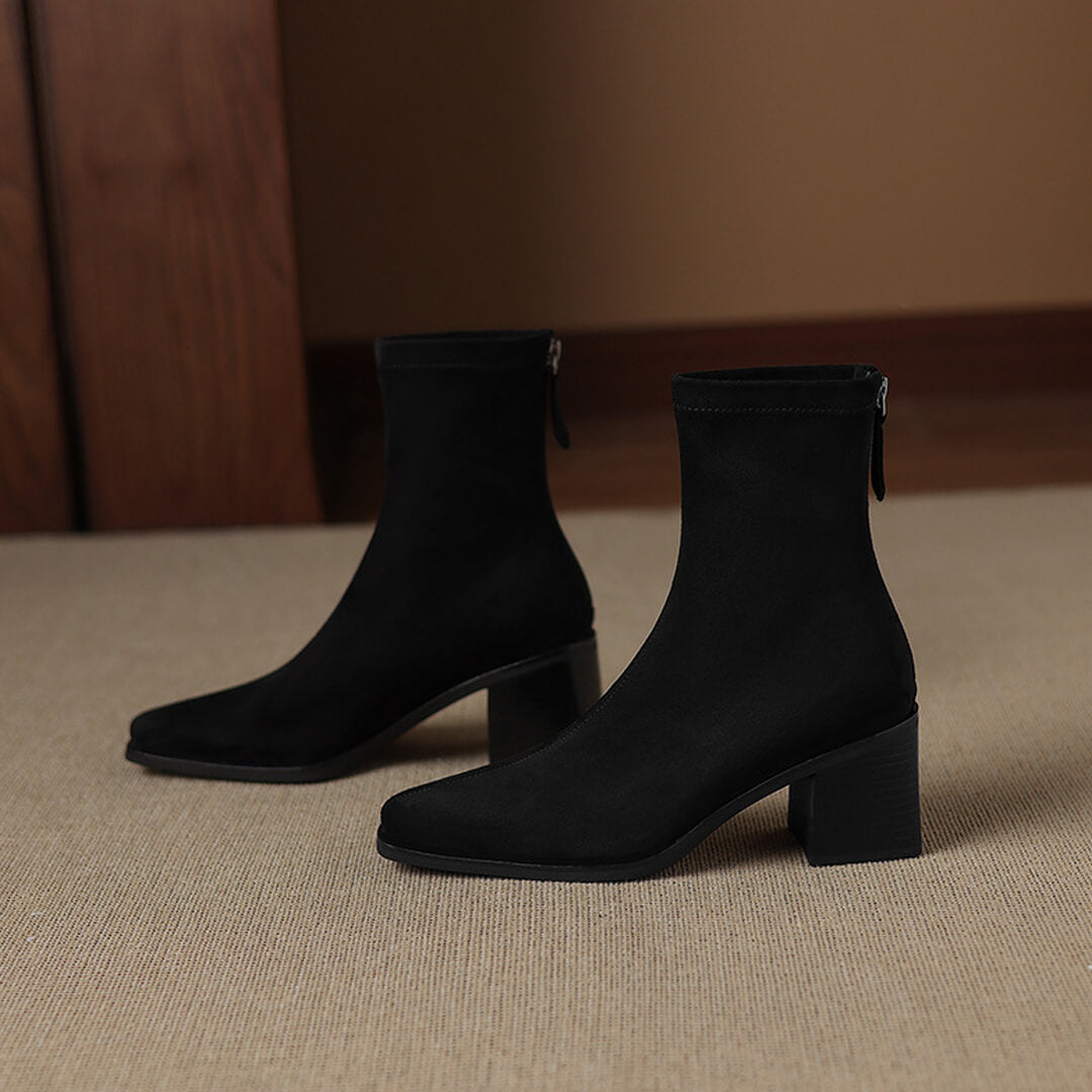 Maria - Genuine Suede Boots