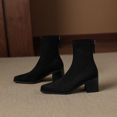 Maria - Genuine Suede Boots