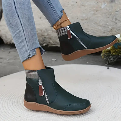 Ellen | Boots with Zipper | Orthopedic