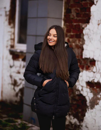 Beatrice - Warm Coat With Ecopeluche Lining