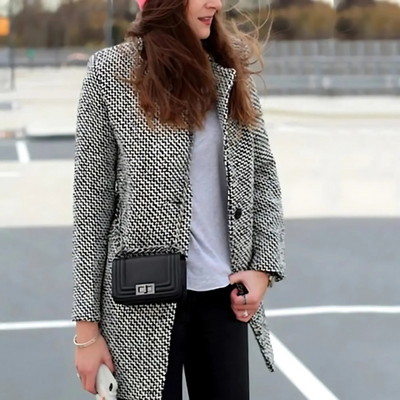 Chelsea - Long Checked Coat