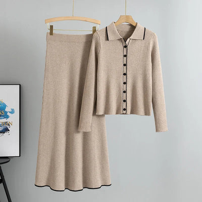 Celia – Slim Embroidered Two-Piece Set