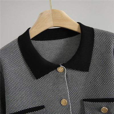 Agatha – Two-Piece Check Suit Set