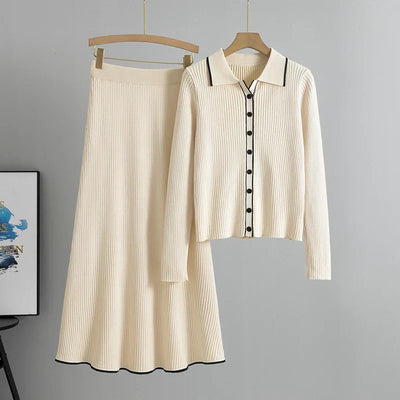 Celia – Slim Embroidered Two-Piece Set