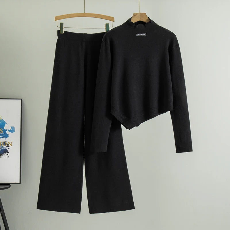 Laetitia – Elegant Knit Two-Piece Set