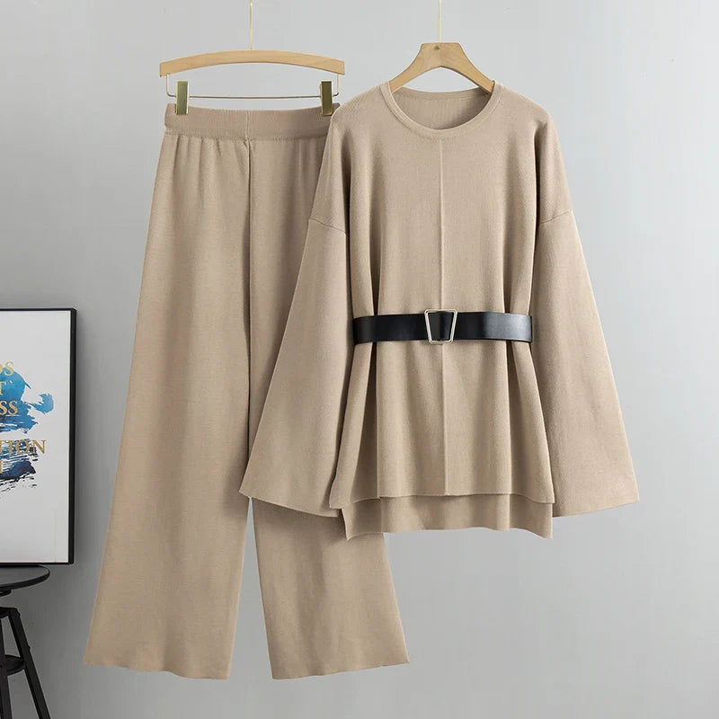 Flurina – Knitting Set with Oversized Sweater and Pants