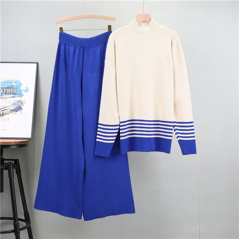 Irene – Knitted Sweater and Pants Set
