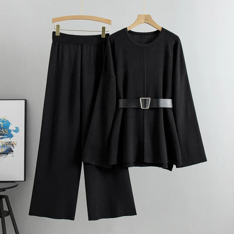 Flurina – Knitting Set with Oversized Sweater and Pants