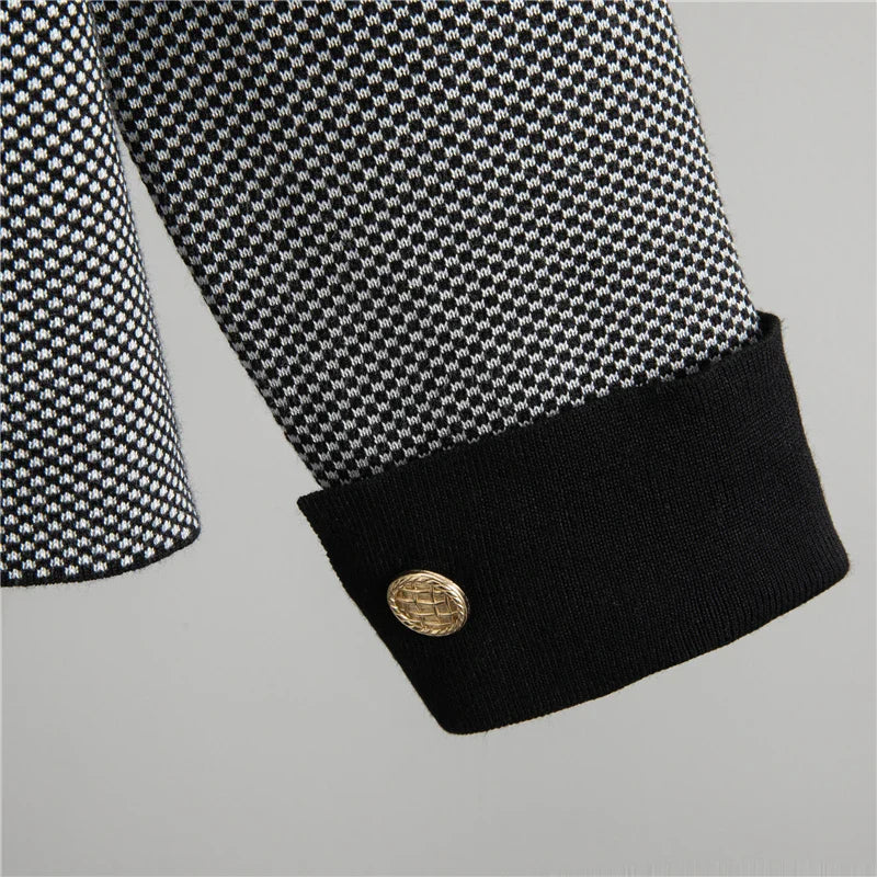 Agatha – Two-Piece Check Suit Set