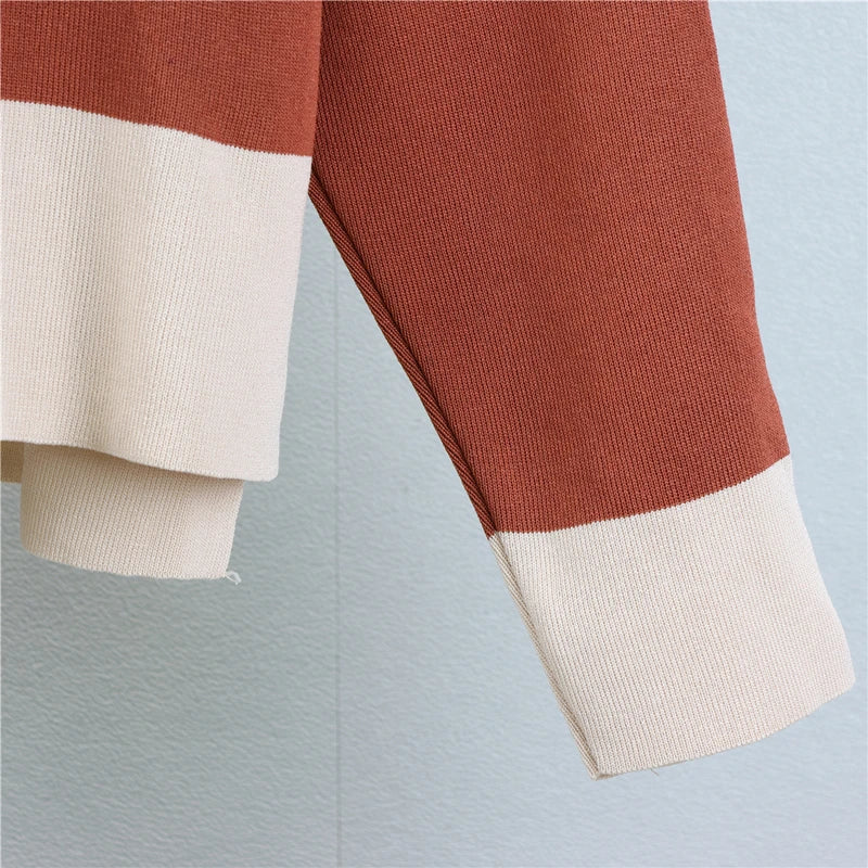 Charlotte – Two-Piece Knit Set in Western Style with Sweater & Pants