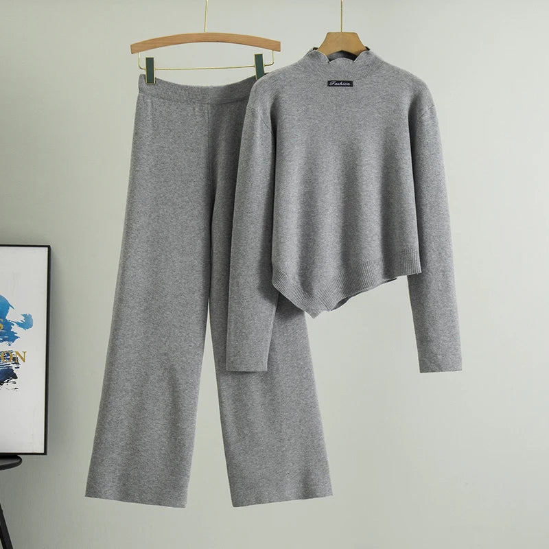 Laetitia – Elegant Knit Two-Piece Set