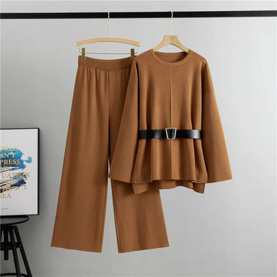 Flurina – Knitting Set with Oversized Sweater and Pants