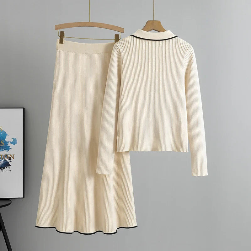 Celia – Slim Embroidered Two-Piece Set