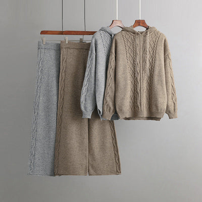 Firenze™ - Comfortable Oversized Knit Tracksuit Set