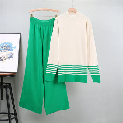 Irene – Knitted Sweater and Pants Set
