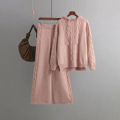 Firenze™ - Comfortable Oversized Knit Tracksuit Set