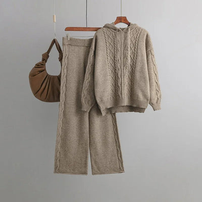 Firenze™ - Comfortable Oversized Knit Tracksuit Set