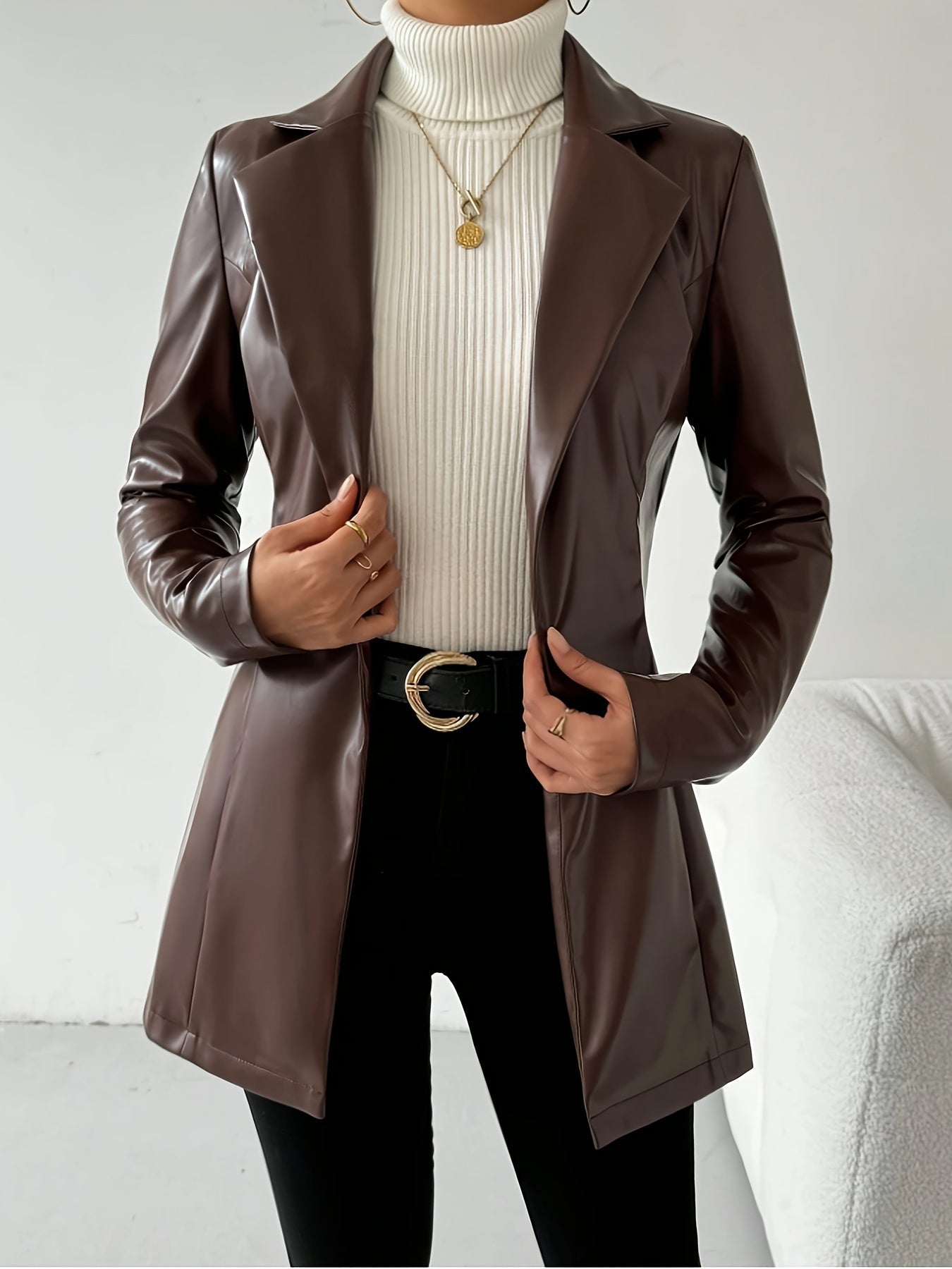 Janna – Elegant Women's Jacket with Button Placket for Business & Casual Outfits