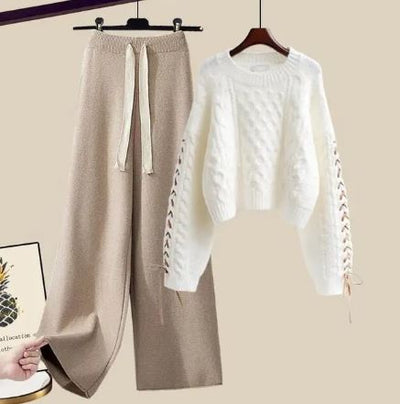 Elara | Knit Sweater and Pants Set