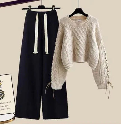 Elara | Knit Sweater and Pants Set