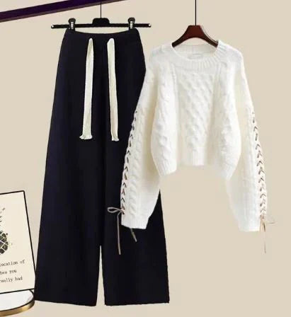 Elara | Knit Sweater and Pants Set