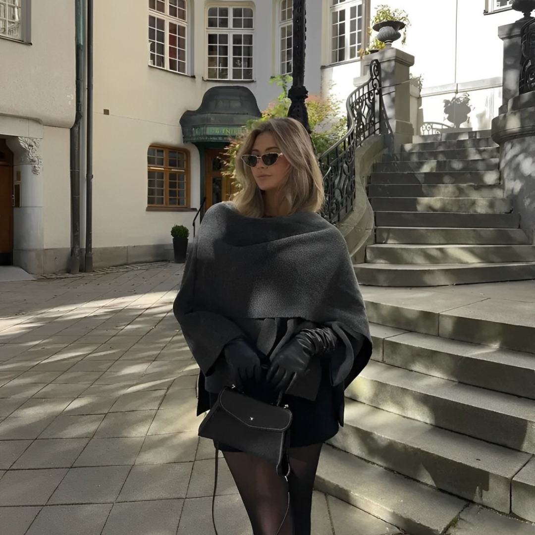Kaleide - Elegant Coat In Quality Fabric